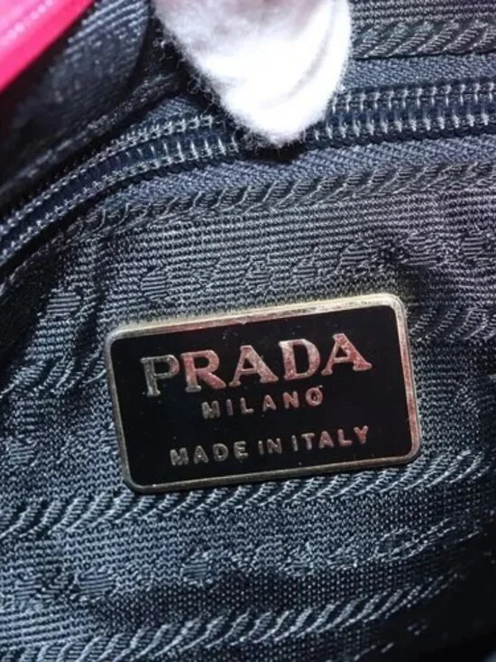 PRADA Hand Bag Nylon Pink Auth 109805 - Picture 13 of 16